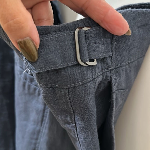 Brand new Athleta voyager linen short. NAVY 2 Never worn wonderful linen! - Picture 7 of 8